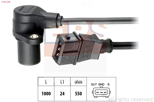 Sensor de posição (de revoluções) de cambota Chevrolet Captiva I C100