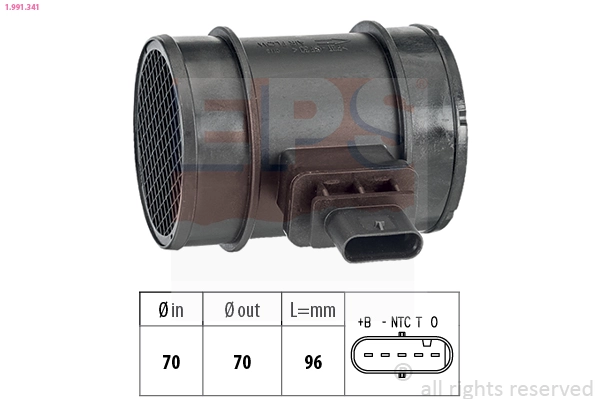 Датчик массового расхода воздуха AND 30906354 цена, от 91.69 USD