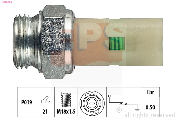 Sensor de pressão de óleo para Renault 21  S48
