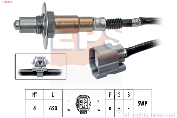 OSM155 Magneti Marelli Лямбда зонд до катализатора, левый