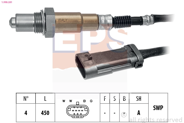 Датчик кислорода после катализатора OSM104 Magneti Marelli