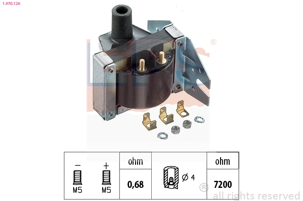 Катушка зажигания на Volvo 940  944