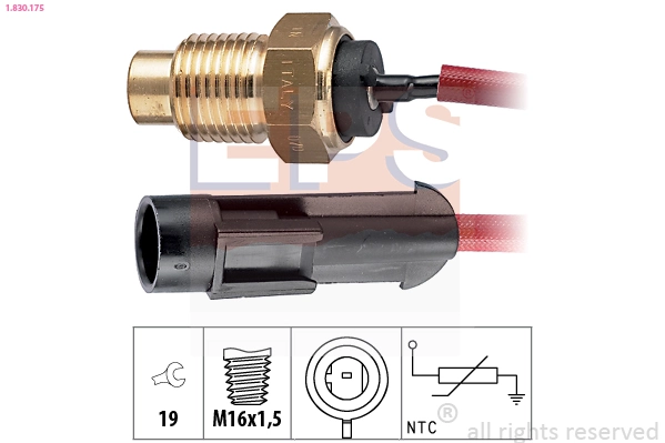  Sensor de temperatura do fluido de esfriamento Opel Astra H carrinha (L35) (2004 - 2014) H