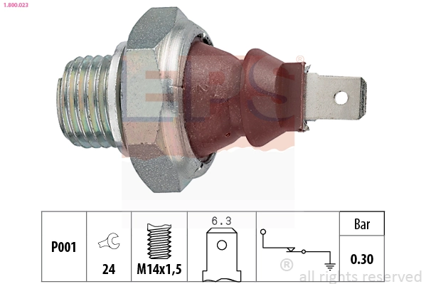 Sensor de pressão de óleo para Renault 18  134