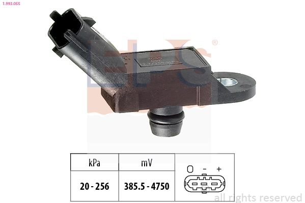 Датчик абсолютного давления 93190052 General Motors