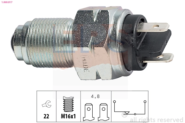 Датчик включения фонарей заднего хода на Renault Trafic I TXX