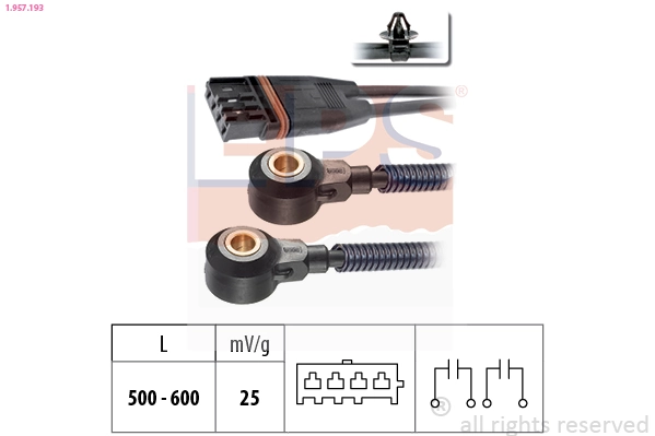 Compre Sensor de detonação BMW 5 