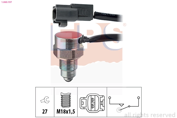 Sensor de ativação das luzes de marcha à ré Toyota Land Cruiser J10