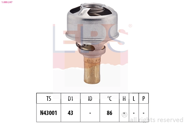 Termostato 7701348374 Renault (RVI)