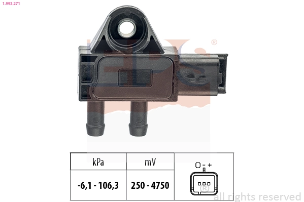 Sensor De Presion De Escape 1993271 EPS