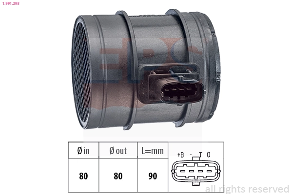 Расходомер воздуха Bosch 281002763