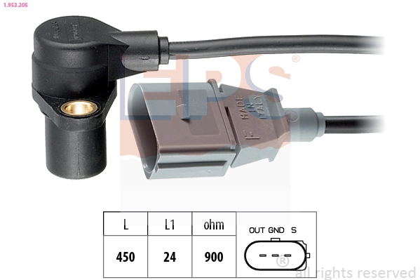Датчик положения коленвала Ауди А6 C4