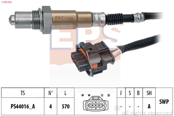 Лямбда-зонд, датчик кислорода после катализатора правый Magneti Marelli OSM028 цена, от 49.80 USD
