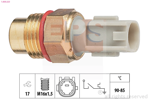 Sensor de temperatura do fluido de esfriamento Lexus RX MCU15