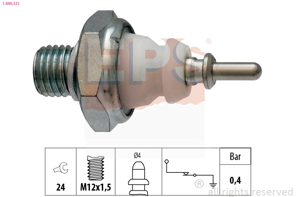 Sensor de pressão de óleo SsangYong Actyon