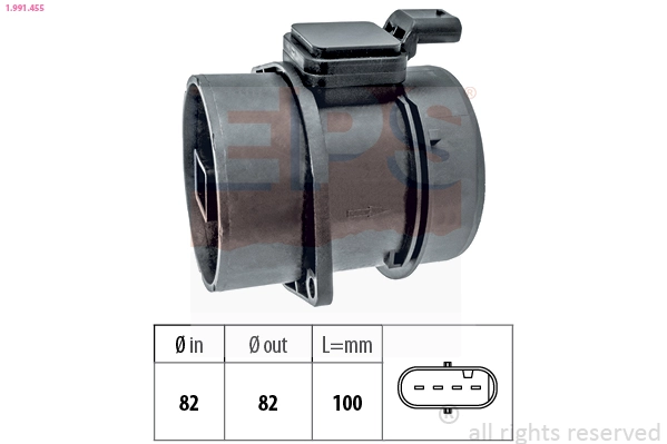 Датчик массового расхода воздуха Continental/Siemens 5WK97817 цена, от 63.13 USD