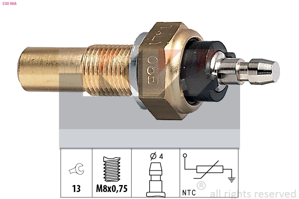 Sensor de temperatura do fluido de esfriamento Mazda 323