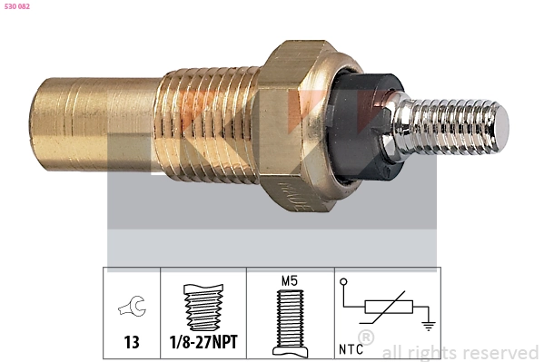 Sensor de temperatura do fluido de esfriamento Ford Escort 4 ALF