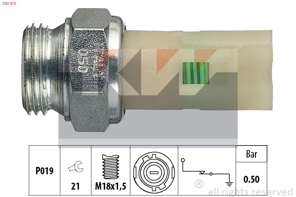 Sensor de pressão de óleo Renault 21 S48