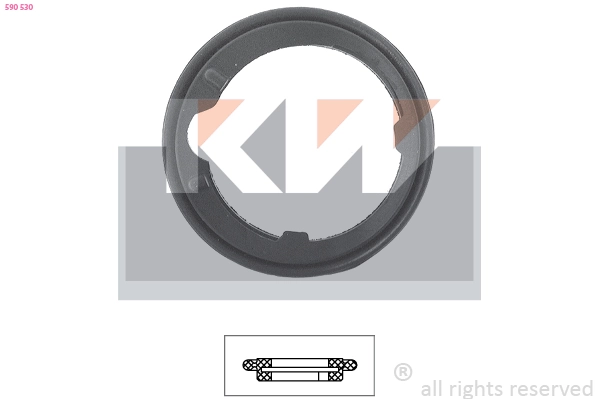 Прокладка термостата Honda Accord VIII седан (CU) (2008 - 2015) цена, от 1.70 USD