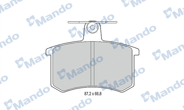 447698451 Renault (RVI) Колодки тормозные дисковые комплект