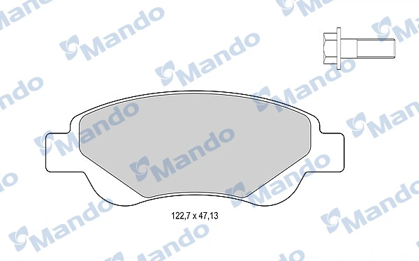 Колодки передние на Citroen C1 I PM, PN