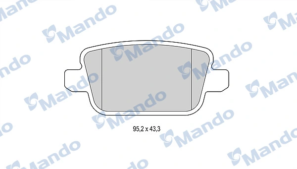  Задние тормозные колодки Ford Mondeo 4