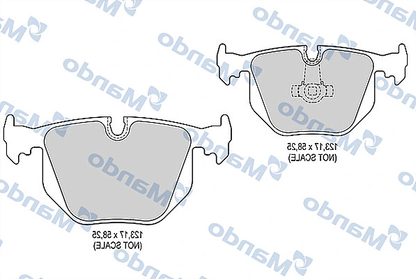 Колодки дисковые  BMW 3 седан (E46) (1998 - 2005) цена, от 36.95 USD
