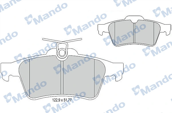 93172190 Suzuki Колодки тормозные дисковые комплект