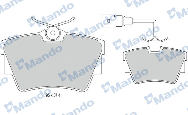 Купить PF0370 Magneti Marelli Колодки тормозные задние, дисковые