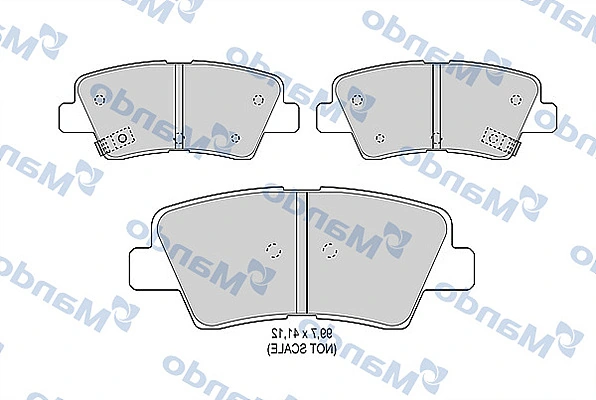 Колодки дисковые  Hyundai/Kia 58302J9A80 цена, от 31.68 USD