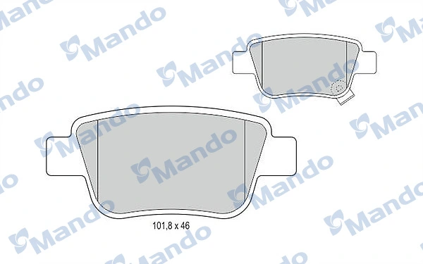 Колодки дисковые  Toyota Corolla VERSO минивэн (R10) (2004 - 2009) цена, от 20.92 USD