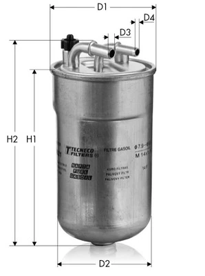 Фильтр тонкой очистки топлива Polcar FP6079 цена, от 14.00 USD