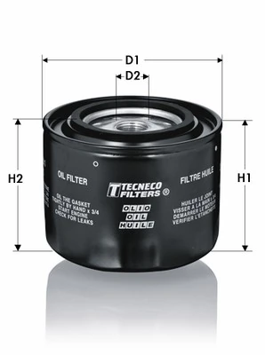 Масляный фильтр двигателя на Fiat Tipo  160