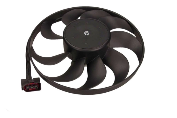 Ventilador elétrico de esfriamento montado (motor + roda de aletas) Volkswagen Polo 4 9N, 9A