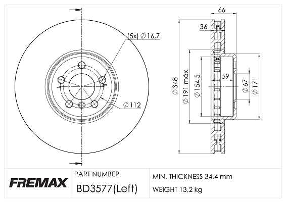 Купить Передние тормозные диски Бмв Х3  G01, F97, G08