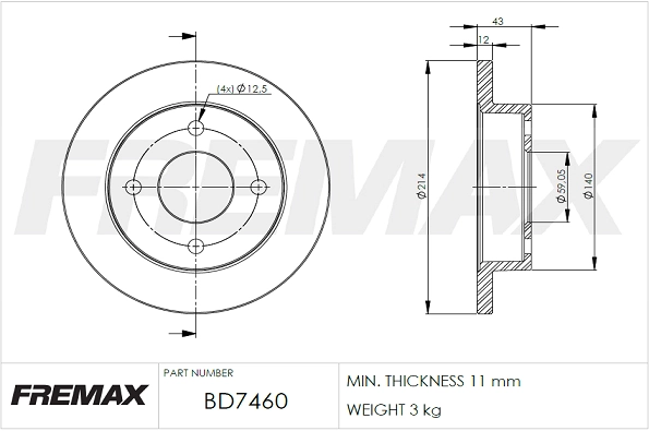 Диск тормозной передний на Nissan Micra  K10