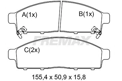 FBP0859 Fremax Колодки передние