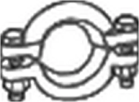 254702 Bosal Соединитель выхлопной передний