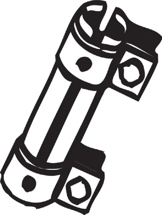 Braçadeira de silenciador dianteira Audi 100 43