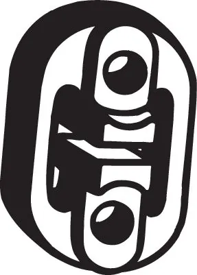 Coxim de fixação do silenciador para Audi A4 B6 8E2