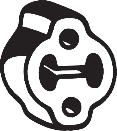 Coxim de fixação do silenciador Lexus LS 460/460L USF4