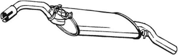 BS233377 Bosal Выхлопная труба