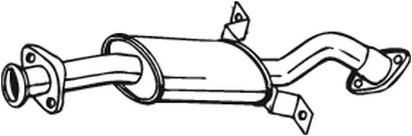 Silenciador, parte central Mitsubishi MR332070 preço, a partir de 150,85 USD