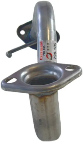 790105 Bosal Штаны глушителя передние