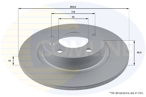 Disco do freio traseiro BMW 3 E21