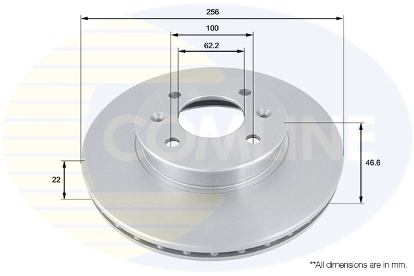 Disco do freio dianteiro KIA Rio 2 JB