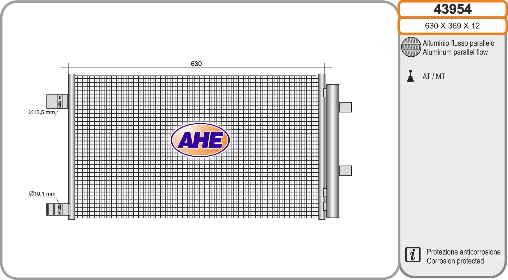 Radiador de aparelho de ar condicionado Renault Megane IV LV