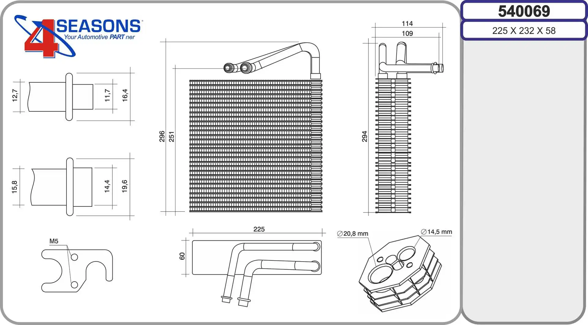 Vaporizador de aparelho de ar condicionado Renault Espace 4 JK0