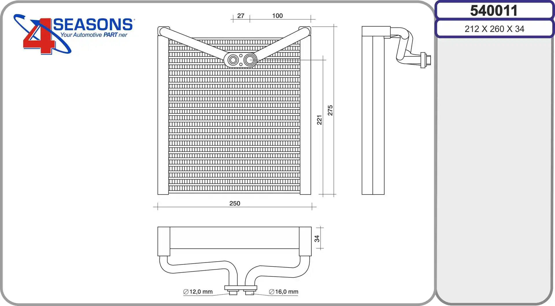 Vaporizador de aparelho de ar condicionado Mitsubishi ASX  GA